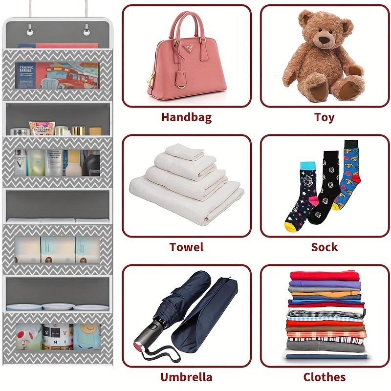 1 Stück 4-stöckiger Türhänge-Organizer, montiertes Aufbewahrungsregal, große Kapazität, Hänge-Aufbewahrungsbox für die Tür zum Aufbewahren von Kosmetika, Spielzeug