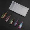 ZPSHYD 5 Piezas Señuelos Blandos de Pesca, Señuelo Artificial de Plástico, Minipoper Señuelo Artificial Flotante Señuelos de Pesca Accesorio de Aparejos de Pesca