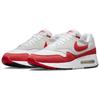 Nike Air Max 1 86 OG Big Bubble - Røde Joggesko for menn Hvit Universitet-Rød Lys-Nøytral-Grå DQ3989-100
