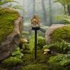 Mushroom Solar Lights, Mushroom House Statue, Fairy Cottage Garden Stake Lights, Waterproof Outdoor Landscape Lights for Yard Patio Lawn Pathway