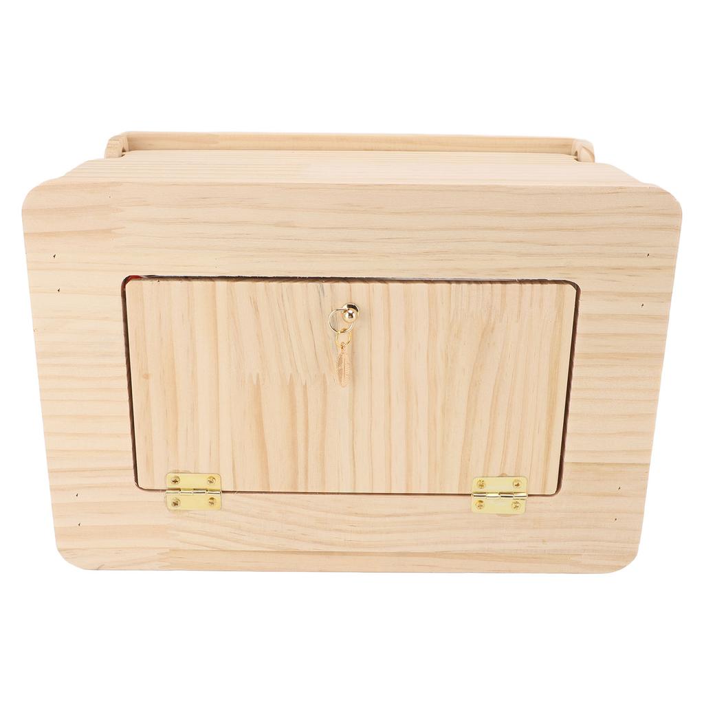 Bird Nest Box Wooden Acrylic Parrots Nesting Box Parakeet Breeding Box for Cage Accessories