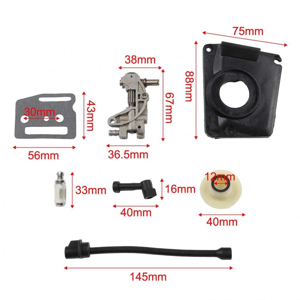 Chainsaw Parts Oil Drive Pump Kit Oil Pump Mechanism