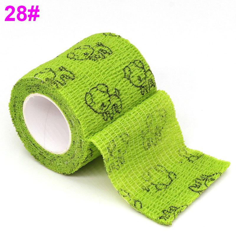 1/4.5M Bendaggio Elastico Autoadesivo Colorato Nastro Avvolgente Per Supporto Ginocchio Caviglia Polso Accessori Tattoo Sportivi Animali Domestici