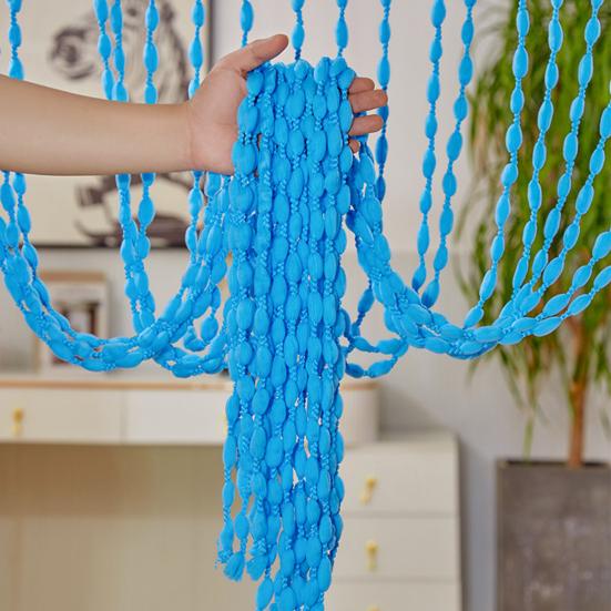 Door Curtain Beaded String Tassel Glitter String Curtains Room Dividers Curtain 100x200cm Lantern Shapes Door Curtain for Living Room Bedroom Closet