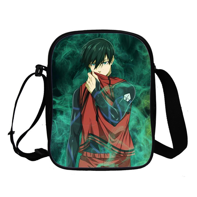 Neue Blaue Gefängnis Animation Peripherie 3D Vollfarbdruck Tragbare Umhängetasche Teenager Crossbody Tasche