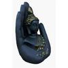 Black Palm Gautam Buddha Statue for Home Decoration Hand Buddha Statue for Living Room Garden Budh Showpiece