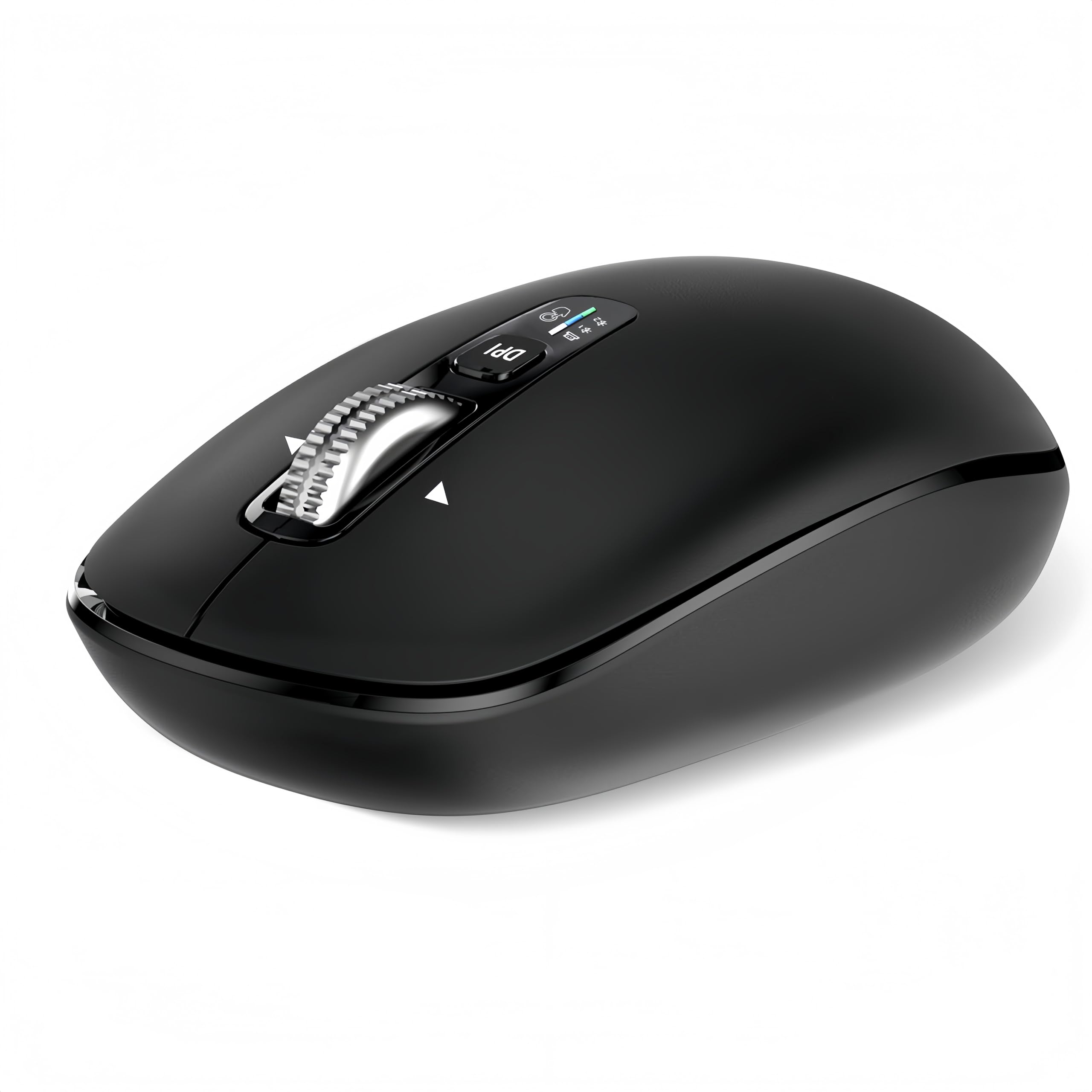 

INFINMIND Wireless Bluetooth Mouse, Technical Approval Certified, 4-Way Scrolling, 4-Level DPI, Multi-Device Support, Click Switching, Multi-OS,