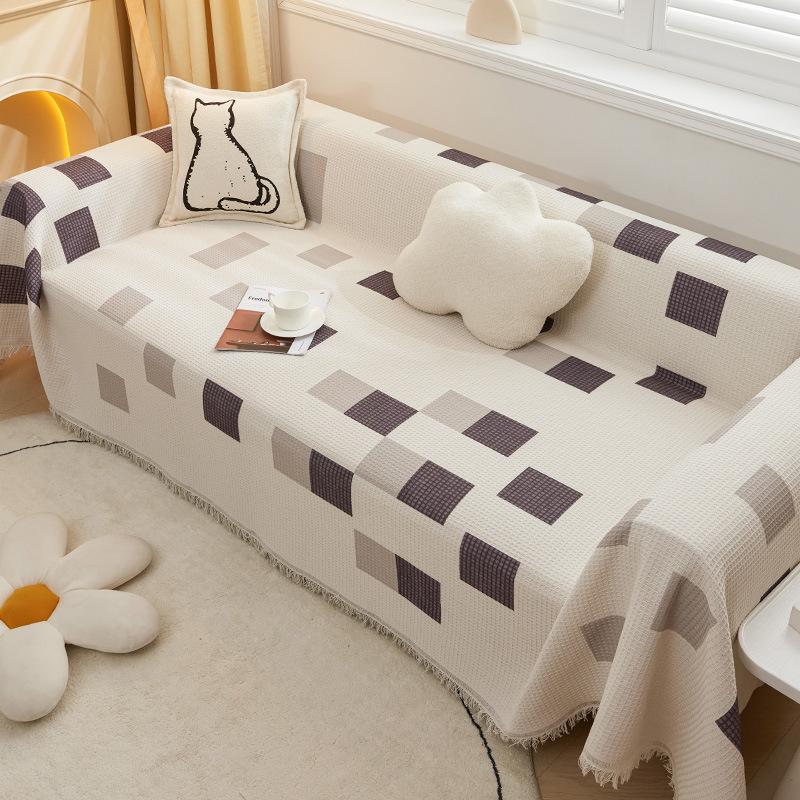 Kratzfester Sofabezug aus Stoff, Sofakissen im Ins-Stil, All-Inclusive-Universal-Sofabezug, Vier Jahreszeiten, Universal-Sofabezug mit vollem Bezug