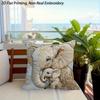 Square Pillow Cover With Zipper Closure, Machine Washable - Perfect For Independence Day Sofa Decor, Living Room, Bedroom, Dorm