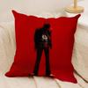 DDPR Ian Saint Cushion Cover Silky Short Plush DoubleSided Printed Pillow Case for Sofa All Seasons Home Decor Gift