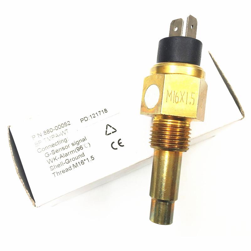 52mm Water Temp Gauges 40-120℃ Water Temperature Meters 287.4-22.4ohm Input Signal M14x1.5 M16x1.5 NPT3/8 Sensors for Car Boat