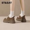 Women's Retro Thick-Soled Faux Fur Lined Birken-Style Winter Shoes