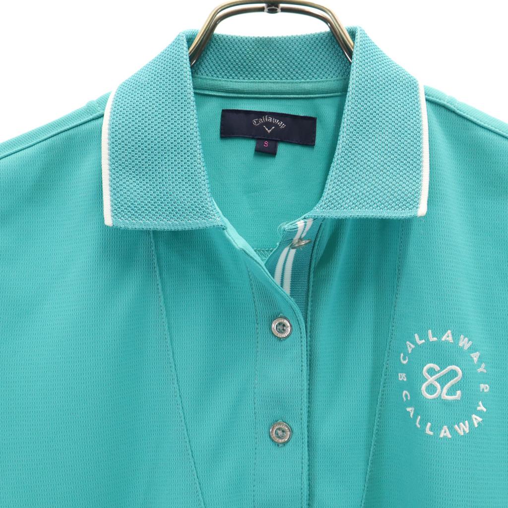Callaway Golf Short Sleeve Polo Shirt S Emerald Green Women Used