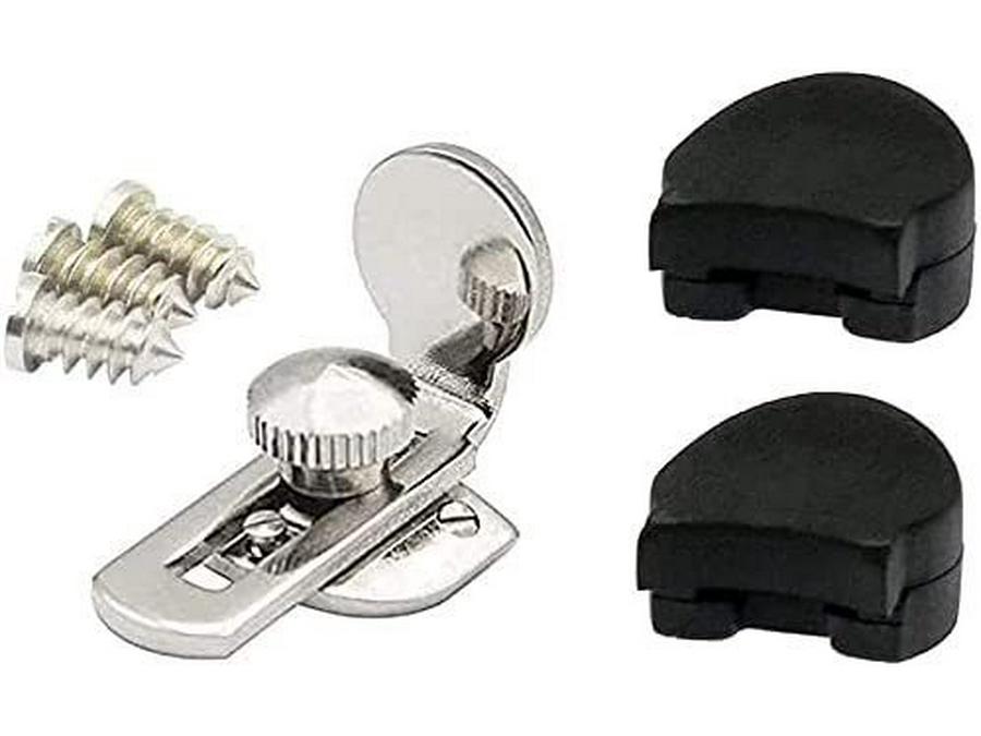 

Adjustable Black Clarinet Thumb Rest Strap Hanger With 2 large clarinet white rubber finger rests