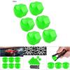 20pcs 19mm Car Wheel Nut Caps Auto Hub Screw Cover Bolt Rims Exterior Protection (Green)