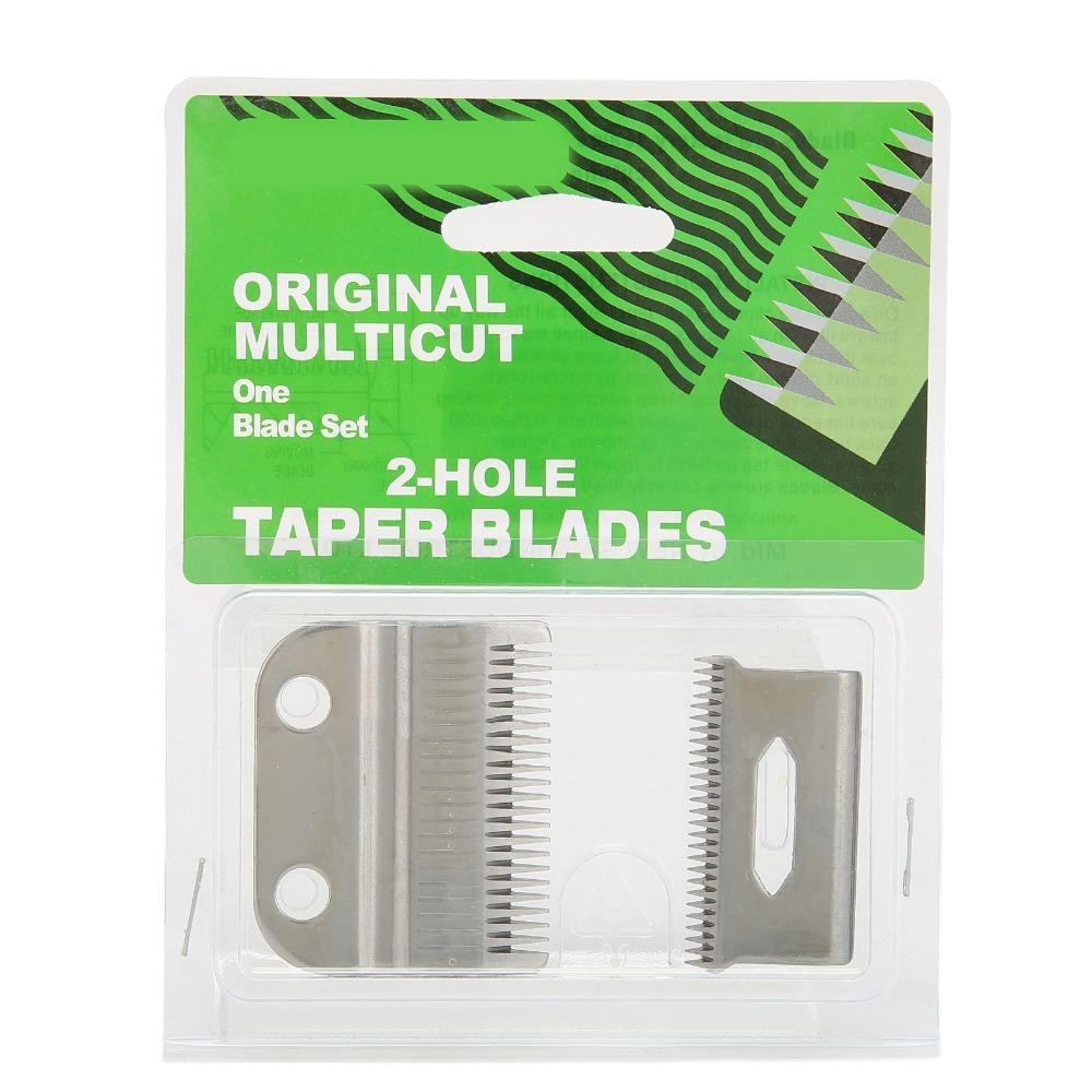 2PCS 2 Hole Design Trimmer Replacement Blades Waterproof Precision Replacement Blade Barber Shop