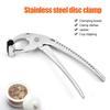 Stainless Steel Anti-Scalding Dish Clip Scald Proof Tongs Bowl Clamp Tongs Gripper