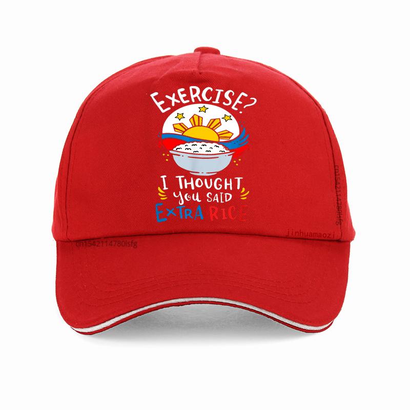 Philippines Rice Funny Saying Hiphop hat Summer Style Baseball Cap Unisex Adjustable Snapback Hats gorras Adjustable