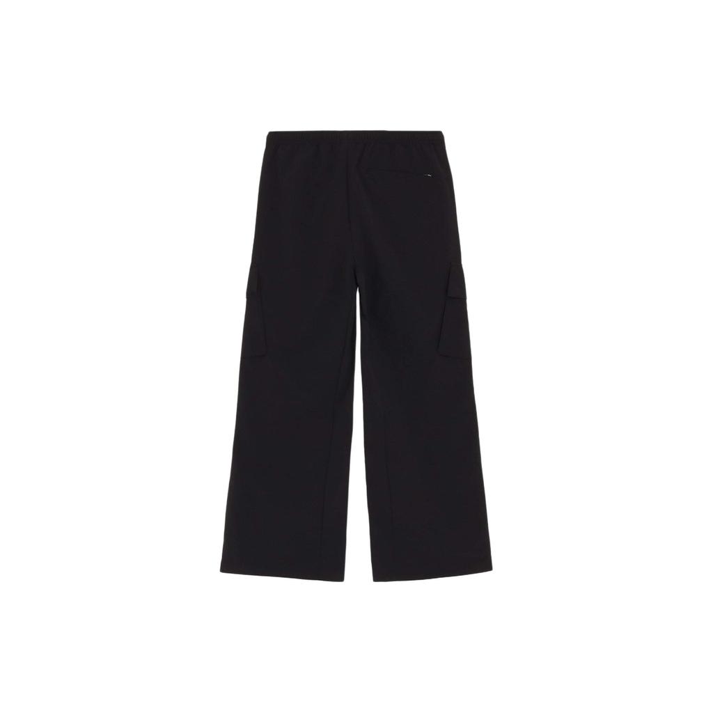 Puma X Kongsanji Collaboration SS24 Lace Logo Print Mid-Rise Knitted Sports Pants Men Bottoms Black 626523-01