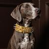Widen PU Leather Pet Necklace Adjustable Rivets Pet Collar Spiked Dog Collars  Pet Supplies
