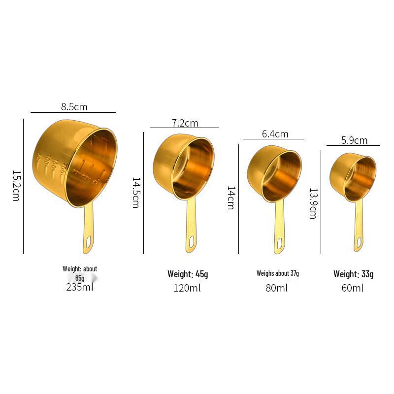 MDNG Stainless Steel Measuring Set