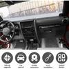 Carbon Fiber 14PCS Full Set Interior Trim Kit for 2007-2010 Jeep Wrangler JK JKU,Air Outlets A Pillar Speaker Glove Box Handle Dashboard Cover Trim