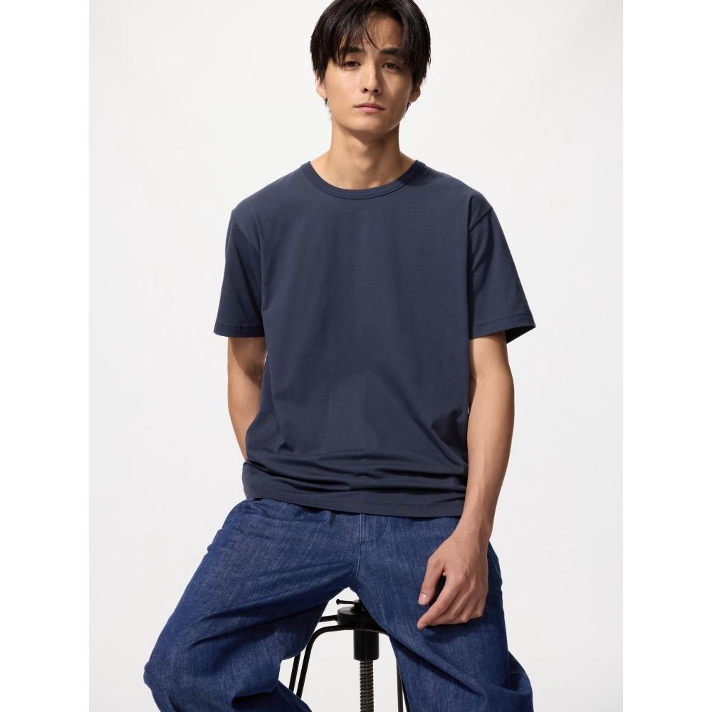 Uniqlo Japan Air Rhythm Cotton Crewneck Tee