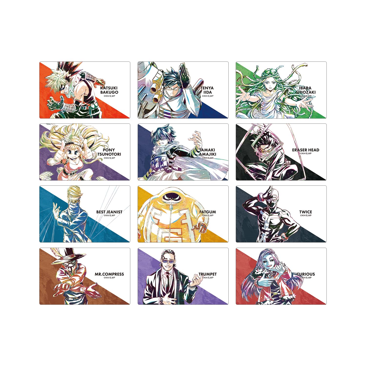 

ТВ Аниме Герой Торговый Ани Арт 6 Наклеек-карточек B Коробка «Моя Академия» Том. увидеть. 12 шт.