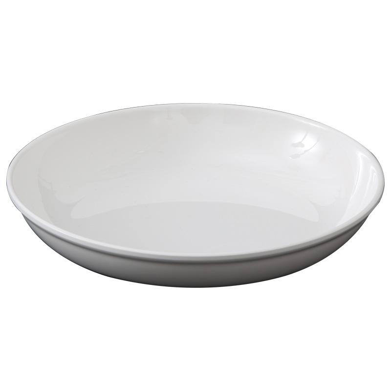 

Меламин Белый Круглая Глубокая Тарелка для Супа Имитация Фарфора Тарелка для Западной Кухни el Посуда для Еды Кухонные Принадлежности
