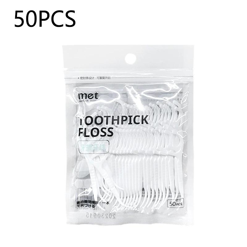 Floss Box Automatic Pop-up Portable Portable Mini Toothpick Line Flossing Line Ultra-fine Floss Stick Storage Box Home Use