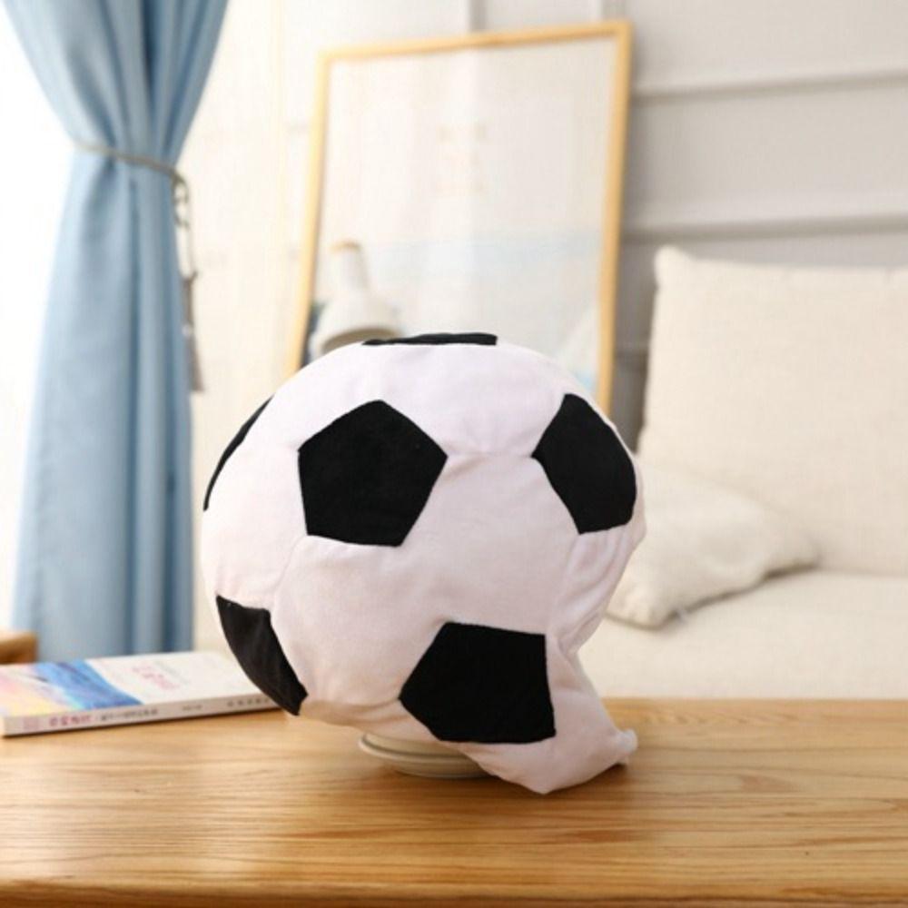 Novelty Cartoon Headgear Cap Funny Football Shape Hat Creative Plush Headgear  Cosplay Costume