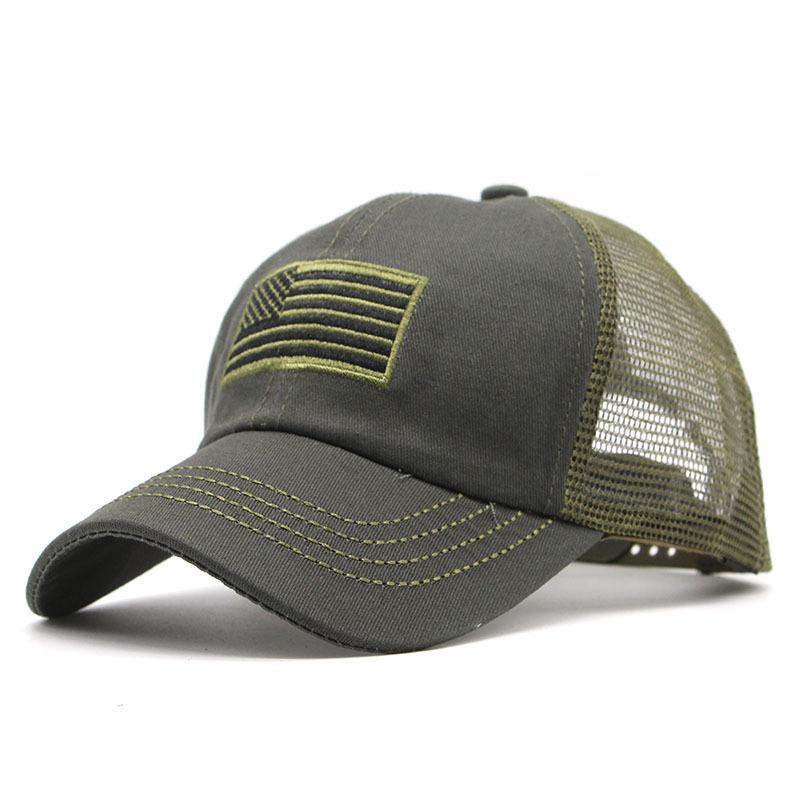 Brazilian Embroidery Mesh Sports Baseball Cap Men'S Camouflage Cap Men'S Casual Sun Hat