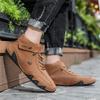 2025 Men Casual Shoes Luxury Brand High Top Sneakers Flat Soprts Loafers Men Moccasins Italian Winter Shoes Leather Ankle Boots