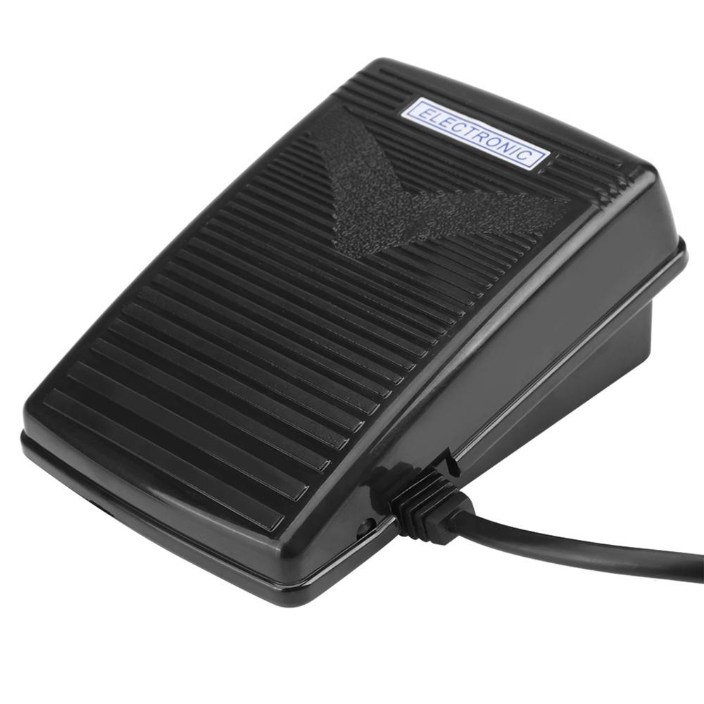 Plastic Sewing Machine Foot Control D Shape Plug Compatible Foot Control Pedal Power Cord Sewing Machine Pedal Household