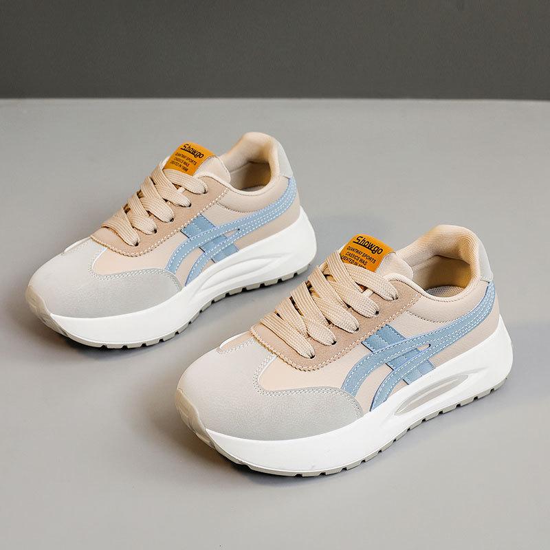 New Spring and Summer Versatile Dad Shoes Casual Mesh Shoes Breathable Height-enhancing Thick Sole Women's Shoes Sports Trend