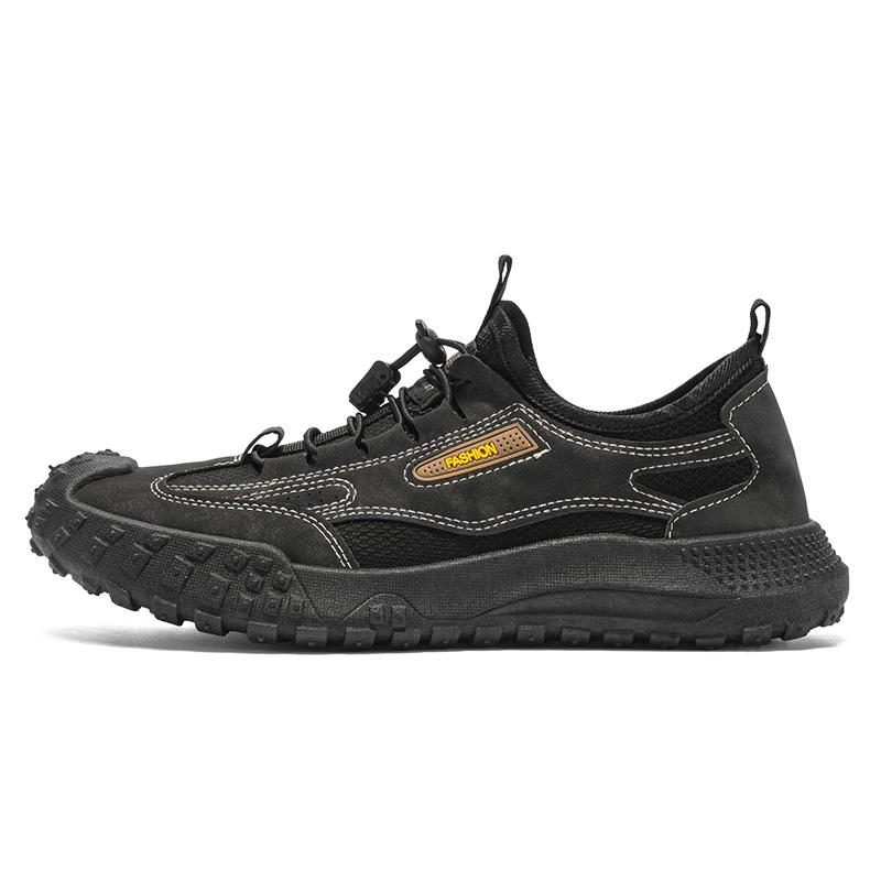 Quality Light Mountaineering Shoes for Men Earthquake Resistant Stress Reducing Anti Slip Sneakers Wear-resistant Travel Shoes