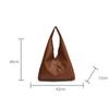 Lychee Pattern Shoulder Bag For Women Soft PU Leather Large Capacity Shopper Totes Winter Underarm Handbags