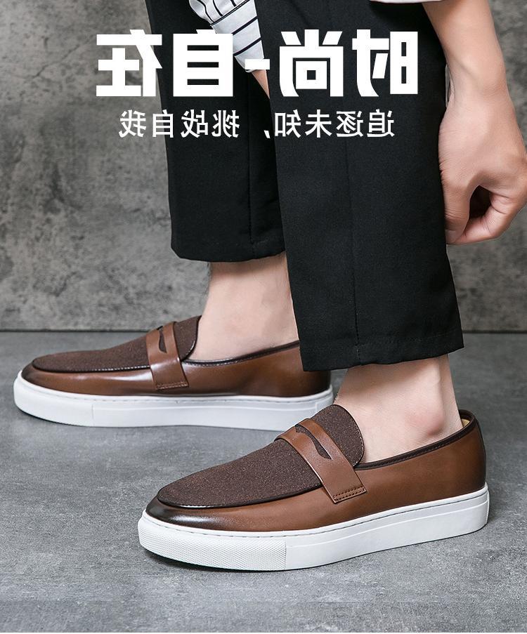 Trendy brand British style leather shoes men's summer 2025 new breathable versatile casual men's shoes loafers