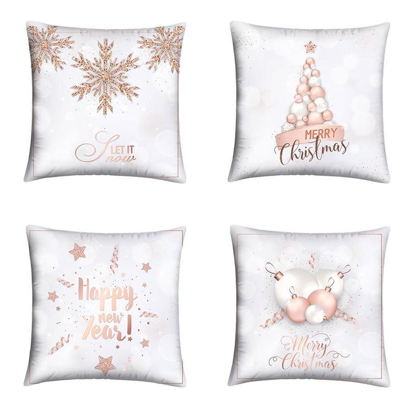 45cm Christmas Four Piece Pillowcase Set  Christmas Decoration Home Decoration 2024 Christmas Decoration