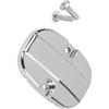 Aluminum Alloy Chrome Rear Brake Master Cylinder Cover, Compatible with Harley CVO Road Glide Road King Electra Street Glide, 2008+ Touring Models