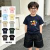 Summer Children'S Short-Sleeved T-Shirt Boys And Girls Pure Cotton Children'S Clothing Crew Neck Printed Top