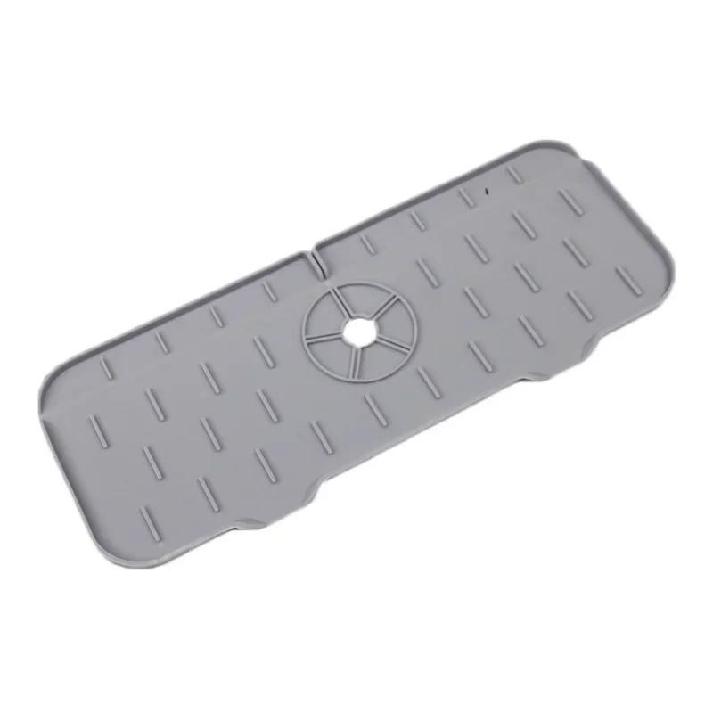 Kitchen Drain Mat Kitchen Sink Strainer Silica Gel Splashproof Water Filter Pad Bathroom Utensils Accessory Accessories Fixture