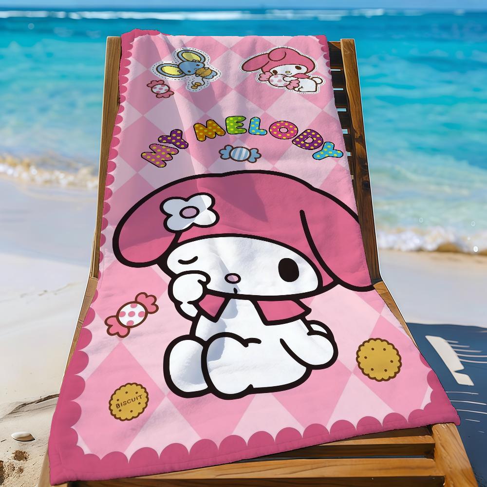 Lovely My M-Melody-S Towel For Swim Yoga Gym Quick Drying Soft and Skin-friendly Beach Towels All-Season
