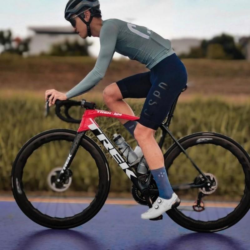 CSPD Milk Silk Slim Tight Breathable Men Women's Long-sleeved Shirt Road Bike Cycling Clothes