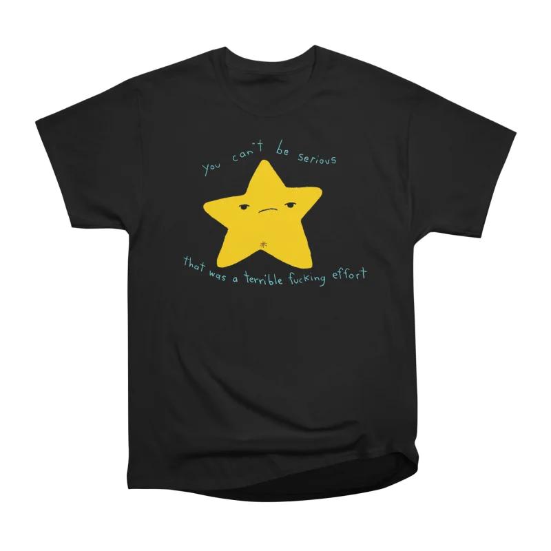 

Men Casual Shirts Short Sleeves YOU GET A STAR Tees Oversized T-shirts XXXL чорний