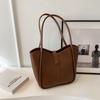 Tote bag new leather women's bag autumn and winter high-end leisure commuter bag portable shoulder bag luggage