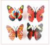 12/24 st 3D-fjärilar DIY-väggklistermärke Fjärilsvägg Vardagsrum Heminredning Fridage-klistermärken Bröllopsdekoration