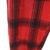 BOAT SAIL DRILL 70s Vintage Check Pattern Hunting Pants Red Men's Used