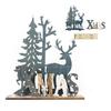 Gifts Home Decor Mini Desktop Xmas Tree Wooden Ornaments Christmas Decoration