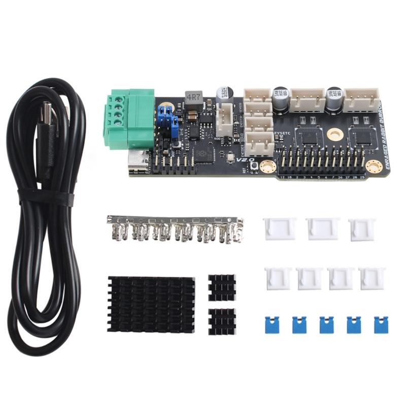 

Детали 3D-принтера Плата печати ERB V2.0 Встроенный драйвер TMC2209 С интерфейсами CANBUS Для ERCF 2.0 Enraged Burrow 1